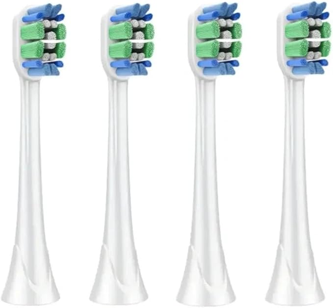 Compatible for Care Toothbrush Brush Head HX3/HX6/HX9 Series HX3210/3211/6150/6500/6510/6530/9342/6730 Replacement Heads(4pcs)