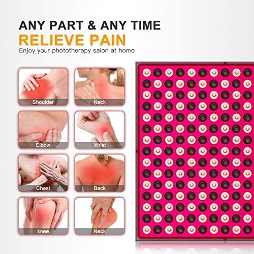 45W Red LED Light Therapy Panel Deep Red 660nm and Near Infrared 850nm LED Light Therapy Combo - FDA Registered