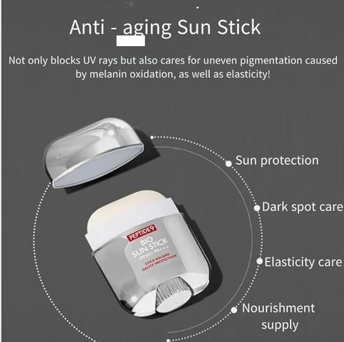 Peptide 9 SPF50+ PA++++ | Collagen and Hyaluronic Acid Advanced UV Protection with Peptide Complex - 20g Sun Stick PRO
