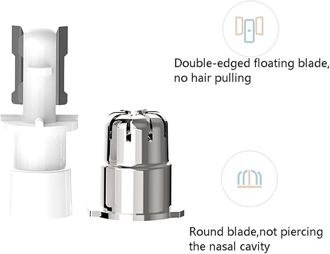 1Pc Nose Trimmer Heads Nose Hair Cutter Replacement Head 3-in-1 Shaver