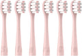 6/12PCS D1/D2/D3 Replacement Electric Toothbrush Head Soft Bristles Cleaning Vacuum Replace Brush with Dust Cover(6PCS Pink)