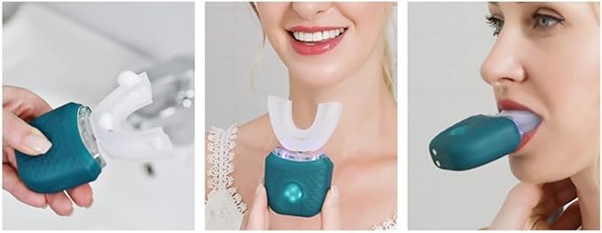 Adult U-Shaped Electric Toothbrush Sound Wave Soft bristled Male and Female Teeth Beauty Device Full Body Washing and Charging Automatic timed Teeth Cleaner