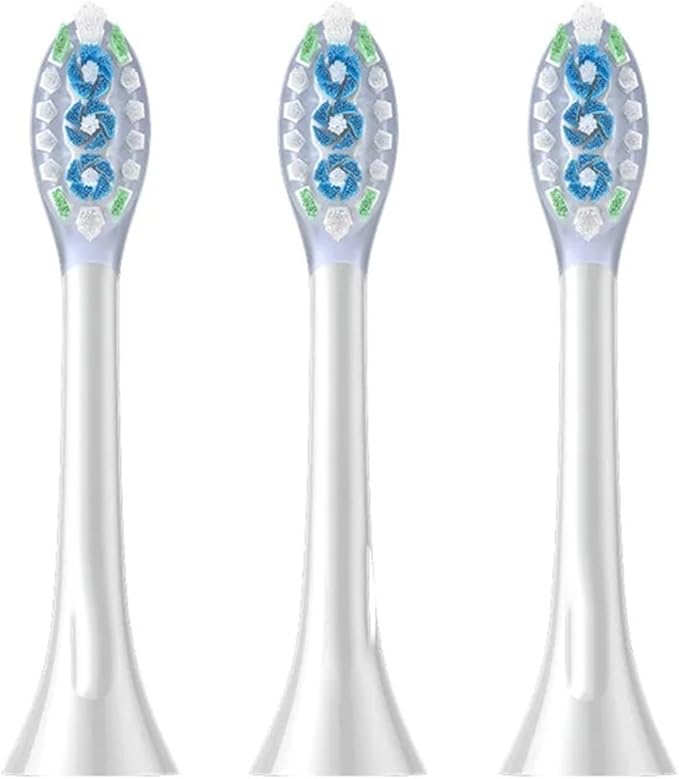 Replacement Brush Head Compatible for MES610 MES609 MES613 MES611 Toothbrush Soft Nozzles(Blue)