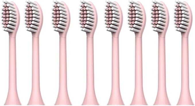 Compatible for N100 N105 Sonic Electric Toothbrush Replacement Brush Head(Pink Brush head5)