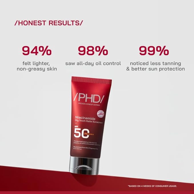 /PHD/Niacinamide Dry Touch Matte Sunscreen SPF 50 PA++++ 80 ml