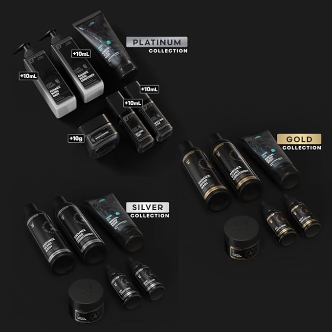 The Complete Beard Growth Kit by Beard Struggle - Mens Grooming Kit with Balm Mask Conditioner Wash &amp Oils - Aesir's Triumph Platinum Collection