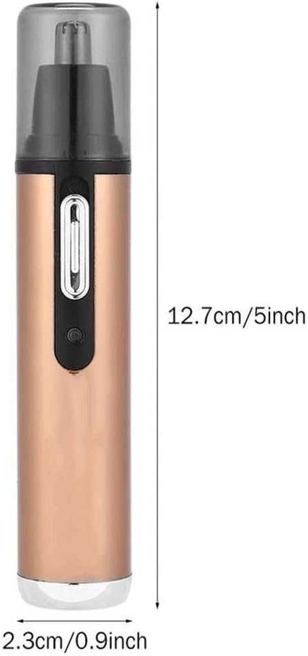 Professional Nose Ear Hair Trimmer for Men Women Electric Nostril Nasal Hair Clippers Trimmers Waterproof Mute Motor Wet/Dry Professional Painless Eyebrow and Facial Hair Trimmer Chargeable