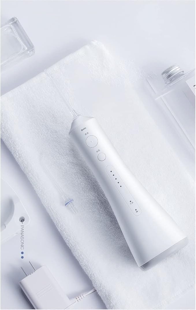 Water Flosser Professional for Teeth Gums Braces Dental Care - Portable and Rechargeable IPX7 Waterproof Powerful Battery -Water Teeth Cleaner Picks for Home＆Travel
