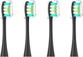12Pcs Electric Toothbrush Rreplacement Heads Compatible for Oclean x pro Elite X ProFlowF1Air 2.with Hygienic Caps(Black)