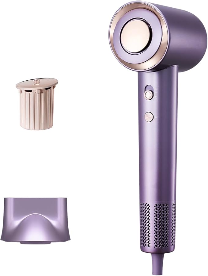 Professional High Speed Ionic Hair Dryer | Ultra-Fast Drying | 2.7 Billion Plasma | Low Noise | 130000 RPM | Fragrance for Faster Drying All Hair Types