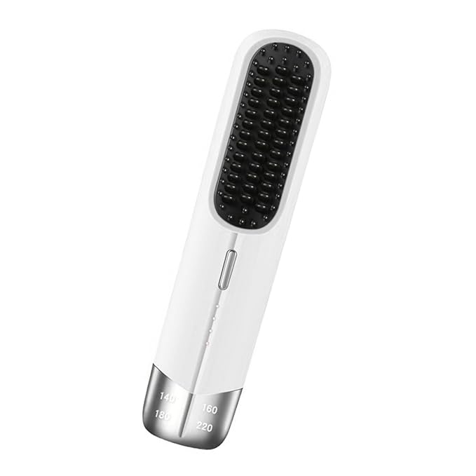 Hair Straightening Brush Styling Tool Hair Straightener Brush Convenient Electric Hot Comb Hair Straighteners