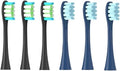6PCS Replacement Heads Compatible for Flow/X/X PRO/ Z1/ F1/ One/Air 2 /SE Brush Heads Soft Sonic Toothbrush Bristle(M8PRO)