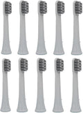Toothbrush Replacement Heads Compatible for Xiaomi Mijia T100 Mi Smart Electric 2 Color(Gray 10pcs)