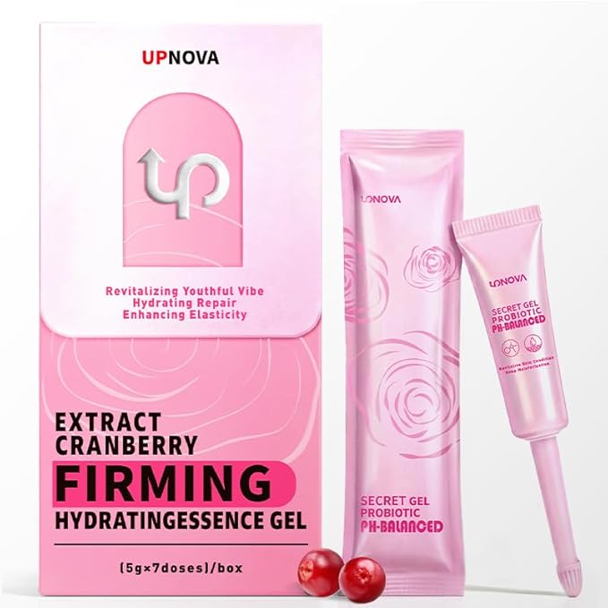 Intimate Care Essence Gel Firming &amp Hydrating pH Balancing Moisturizing Cream for Women Gentle &amp Soothing Formula 5g x 14 Tubes (2-Pack)