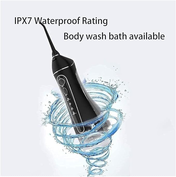 Water Flosser Cordless for Teeth Portable Dental Oral Irrigator 4 Modes USB Rechargeable IPX7 Waterproof Very Suitable for Home Travel Tooth Bridge Care