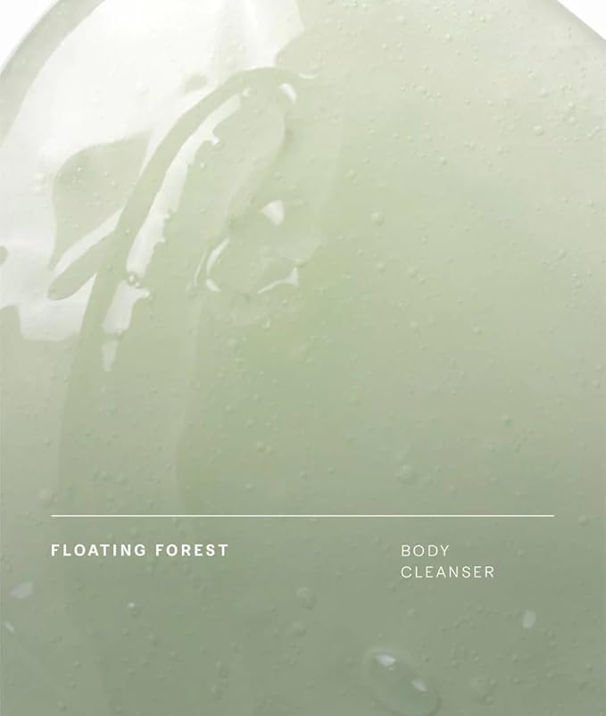 Future Society Floating Forest Body Wash - Luxury Aquatic Floral Scented Body Cleanser with Notes of Bergamot Freesia &amp Musk - Gentle Moisturizing Cleanser - Scented Shower Gel - 8oz