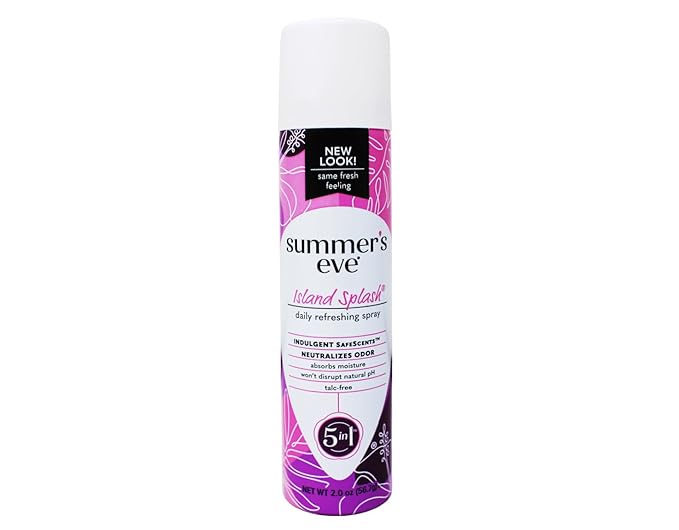 Summer's Eve Feminine Deodorant Spray Island Splash 2 oz (Pack of 8)