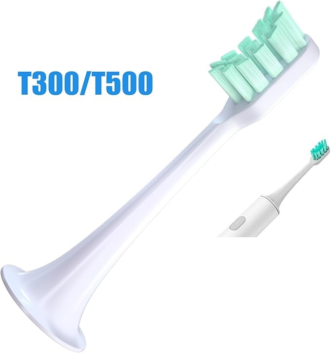 10PCSCompatible for T300/500 Replacement Brush Heads Toothbrush Vacuum Soft Bristle Nozzles(Pink-Standard)