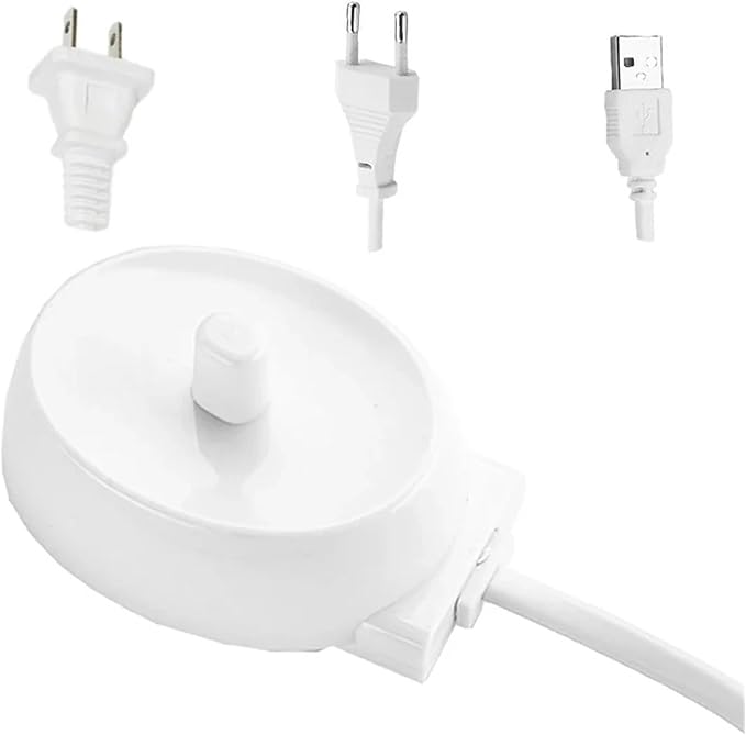 Compatible For Oral B3757 Series D12 D20 Electric Toothbrush Charger Inductive Charging Base Adapter(A)