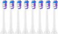4/8pcs Replacement Toothbrush Heads Compatible with Philips Sonicare Soft Electric Brush Head 4100 6500 6100(8PCS Purple)