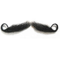 Remeehi Man's Fake Beard Simulation Human Hair Full Hand Tied Mustache for Costume Party Pretend 1#