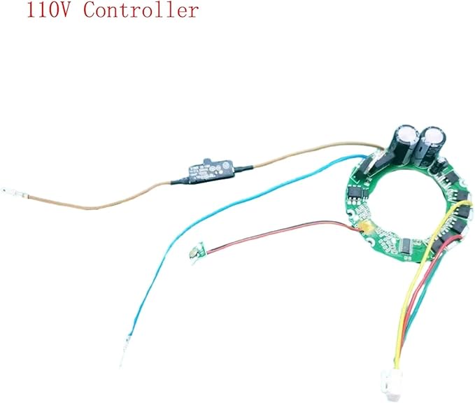 AC110V/ 220V 110000 RPM Brushless Fan Electronic Starter 99W Precision Aluminum Impeller Hair Dryer Ultra High Speed Brushless Electronic Starter(110V Electronic Starter)