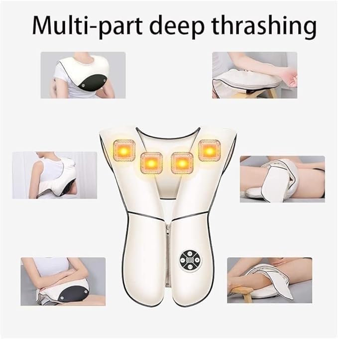 Back Massager Neck with Heat and Shiatsu Shoulder Gifts for Muscle Pain Relief Presents Idea for Thanksgiving Christm