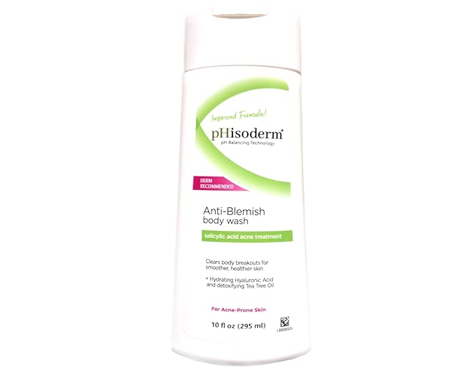 pHisoderm Anti-Blemish Body Wash 10 oz (Pack of 3)
