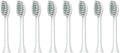 Compatible for N100 N105 Sonic Electric Toothbrush Replacement Brush Head(White Brush head8)