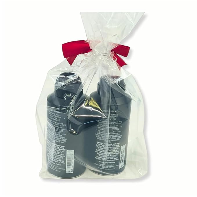 Bath &amp Body Works Men's Collection Deodorizing Body Spray - NOIR - Gift Pack for Holiday - Lot of 2