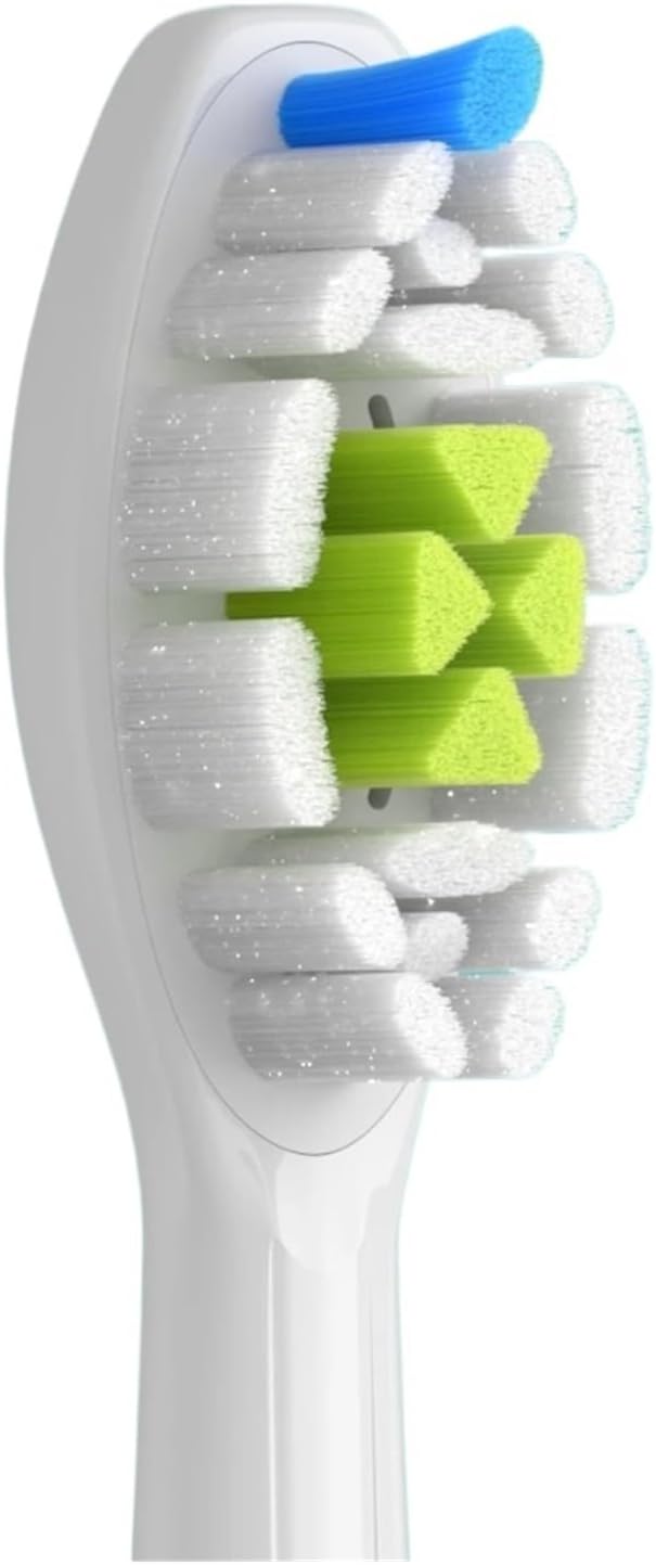 4/8/12/16pcs Replacement Toothbrush Heads Compatible for Philips Sonicare Soft Electric Brush Head 4100 6500 6100 7500 5(8pcs Black)