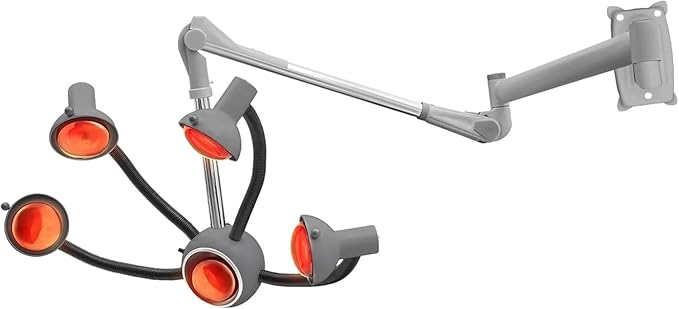 5 Heads Wall Mount Infrared Hair Dryer Multifunctional Salon Hair Color Processor Accelerator Heater Lamp Hairdresser Salon Barber Equipment for Beauty Salon SPA.