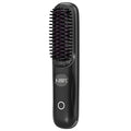 Usb Rechargeable 7.9 In / 20 Cm Cordless Hair Straightener Comb Lcd Portable Hot Brush Ceramic Heating Anti-Scald For Travel 160-200℃