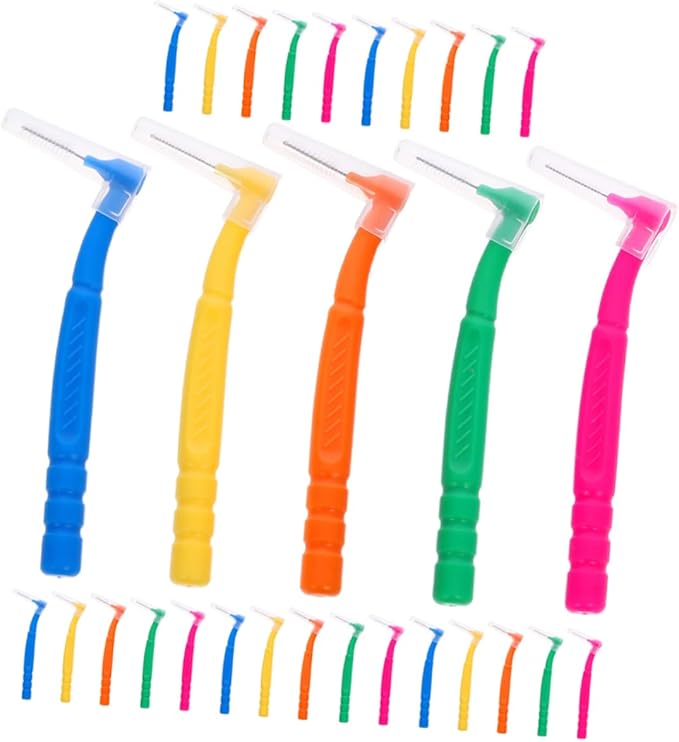 120pcs Interdental Toothbrush Compact Manual Cleaner for Oral Care for Easy to Use Prevent Decay Bad Breath