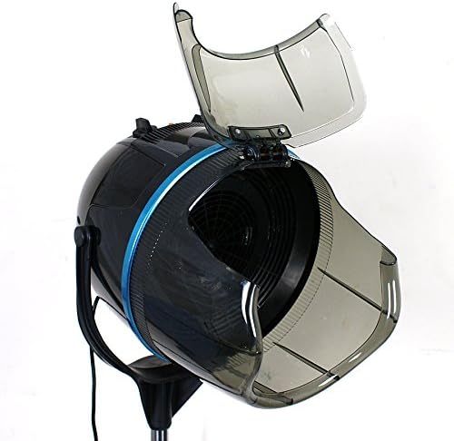 JungleA Professional Bonnet Hair Dryer Stand Up High Speed Blow Dryer w/Rolling Wheels Base Temperature/Time/Height Adjustable Equipment Suitable All Hair Types for Beauty Spa Home Salon