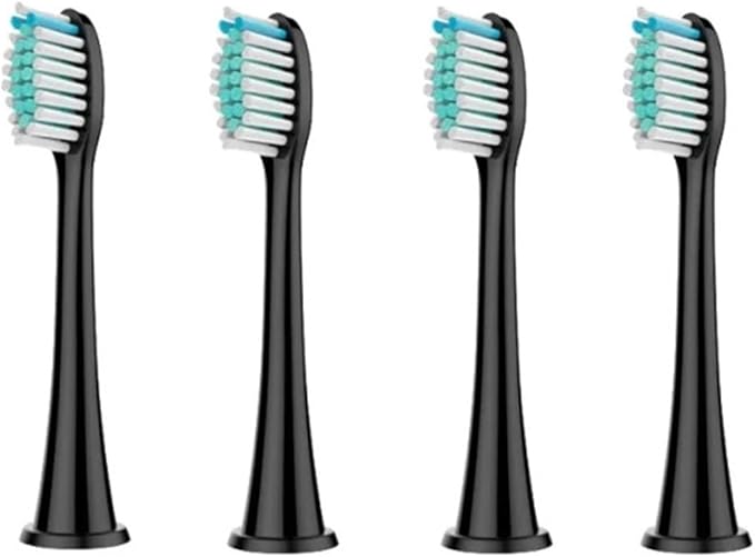 Electric Toothbrush Head(4pcs Black)