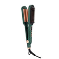 ZJchao Hair Styling Tool Portable Dual Purpose LCD Hair Curler Straightener Adjustable Temp for Home and Salon Use (US Plug)