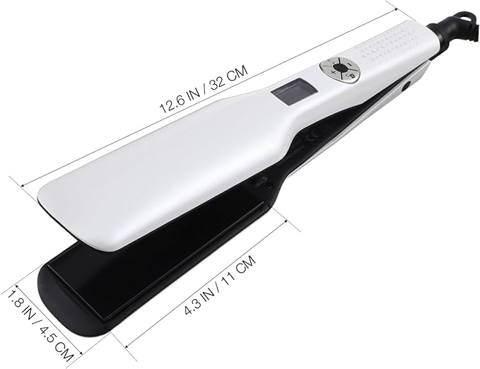 Dual Function Hair Straightener Iron Curler PTC Heated Ceramic Plates Quick Heat Styling Tool for Women Girls