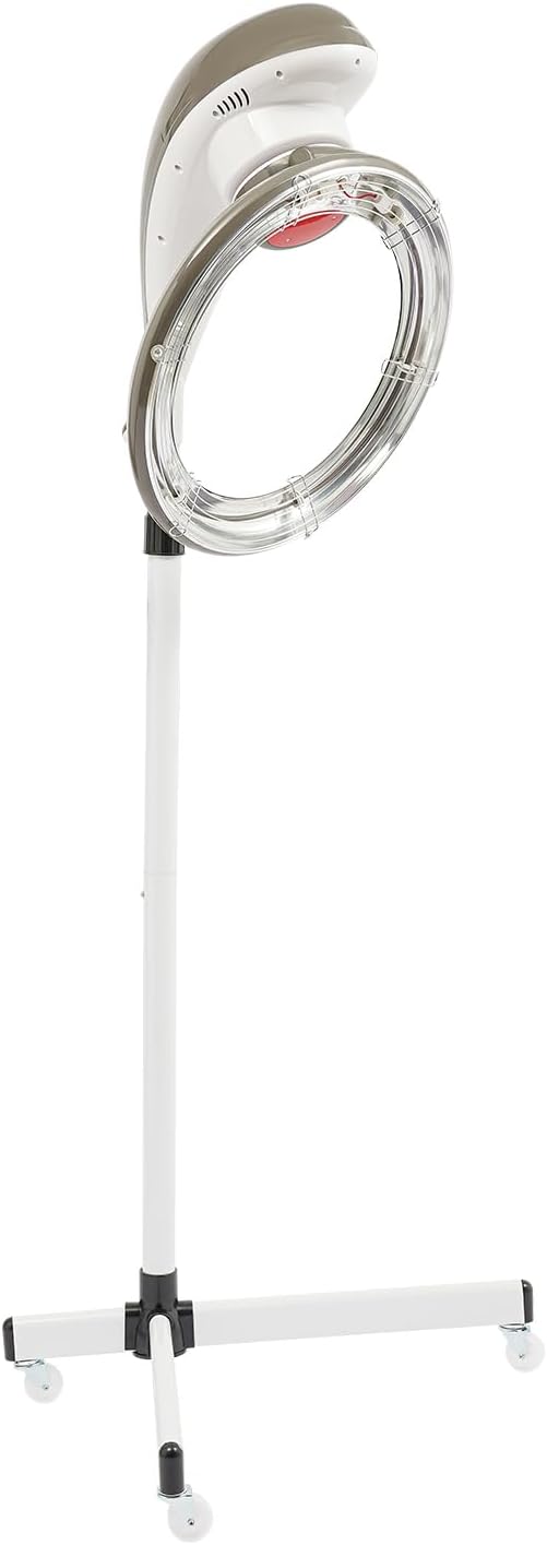 Professional Hair Steamer Machine 950W Stand Hair Dryer with Timer &amp Adjustable Height 360° Rotating Hood for Salon &amp Home Use Hair Coloring Drying Conditioning - 110V