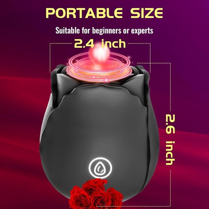 2026 Newly Portable Vibrating Massager -Clitioral Sucker Relaxes Muscles Viboators Toy 10 Modes Couples - for Body and Back Foot Silent Personal for Sports Massage Adult Tools Relaxation XJH-Black51