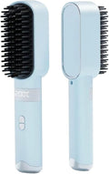 New Wireless Hair Straightener with LCD Display - 140-200°C 3 Temperature Settings Type-C Straightening Comb for Effortless Styling
