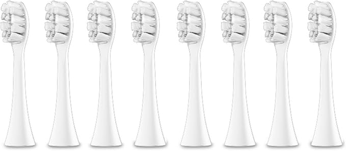 Replacement Brush Heads Toothbrush Head Soft Bristle Tooth Accessories 4pcs 8pcs 16pcs for YS01(8PCS White)
