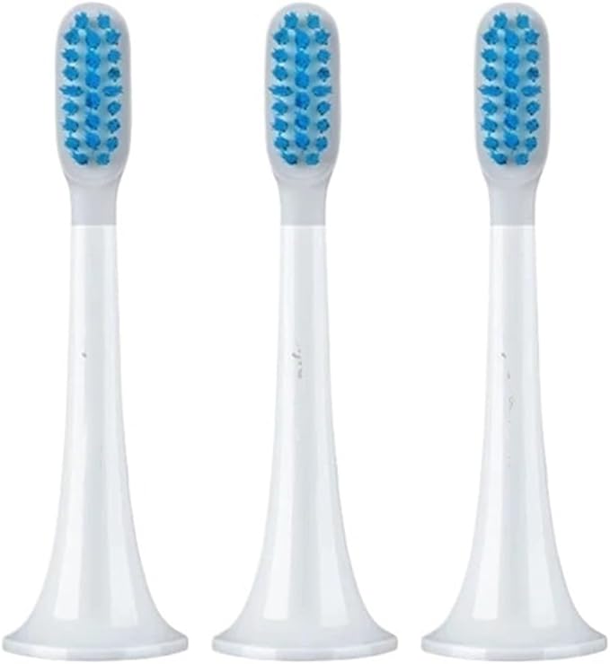 Compatible for 3pcs Original Xiaomi Mijia T300 T500 Sonic Toothbrush Heads Teethbrush Replacement Oral Hygiene Mi Brush Head(White 6PCS)