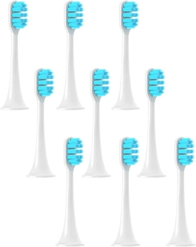 Compatible for T500C/T700/T300/T500 More Electric Toothbrush Heads(Blue-9pcs)