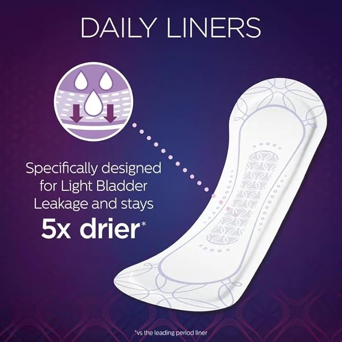 An item of Poise Very Light Absorbency Long Incontinence Panty Liners 132 ct.-