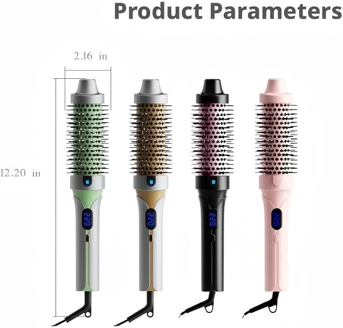 Multi-Functional Hair Curler and Straightener 30S Fast Heating 360° Rotating Cord 4 Temperature Settings Auto Shut Off