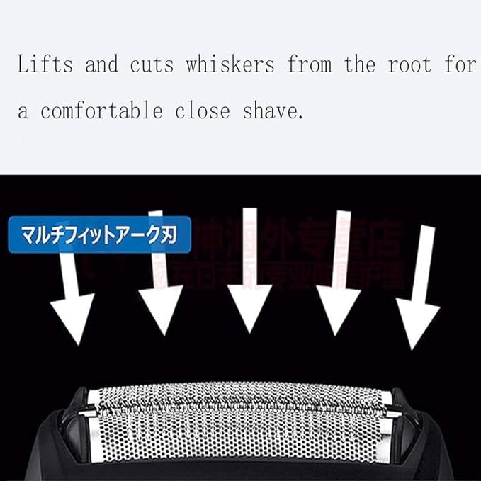 Replacement Outer Foil Inner Blade Set Compatible with ARC3 3-Blade for Panasonic ES-ST25KS Men's Wet Dry Electric Razor Shaver Head Set