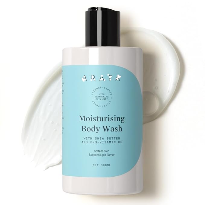 Moisturising Body Wash for Dry Skin with Shea Butter &amp Glycerine | Protects Skin Barrier | Velvety Soft Skin | Body Wash for Women &amp Men | Paraben &amp Silicone-Free | For All Skin Types | 30