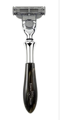 Edwin Jagger Plaza Imitation Black Marble Handle For A Gillette Mach3 Razor Cartridge (Imitation Black Marble)