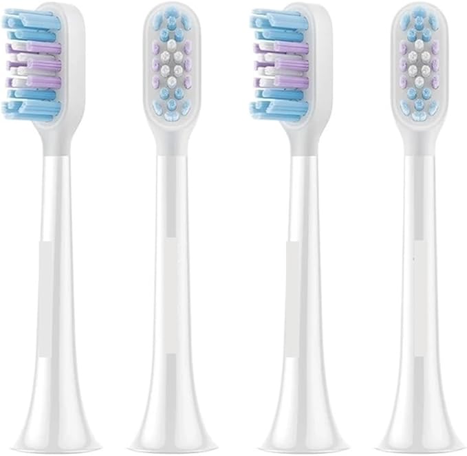 Electric Toothbrush Head T501/T501C Bright White Caring Replace Teeth Heads 2/4 PCS(4pcs White)